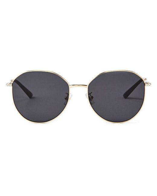 Jimmy Choo Gray Kamryn Geometric-frame Sunglasses