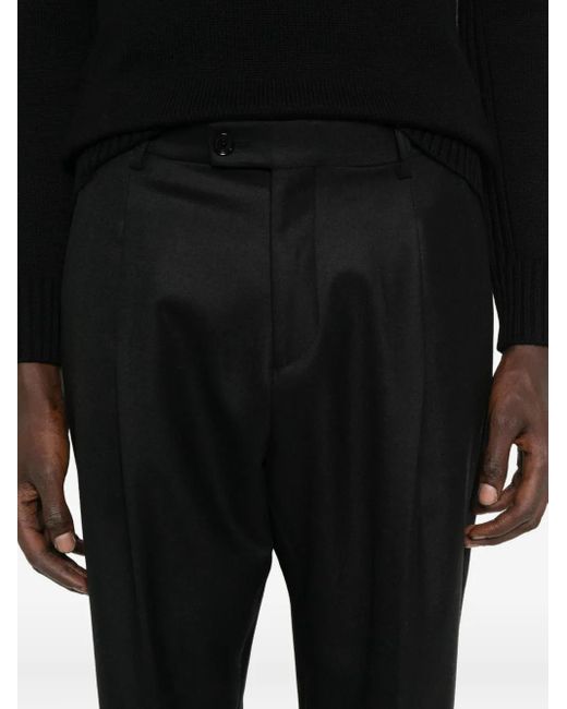 BE ABLE Plissierte Hose in Black für Herren