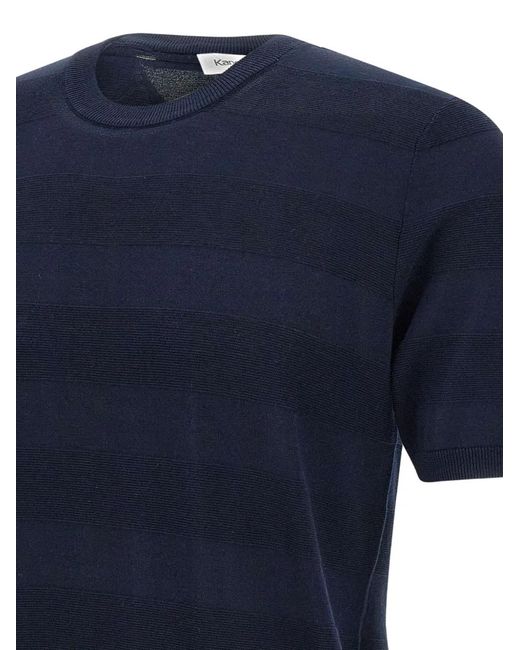 Kangra Blue Cotton Jumper for men