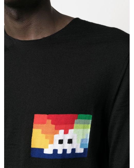 Comme des Garçons Space Invaders Pullover in Black für Herren