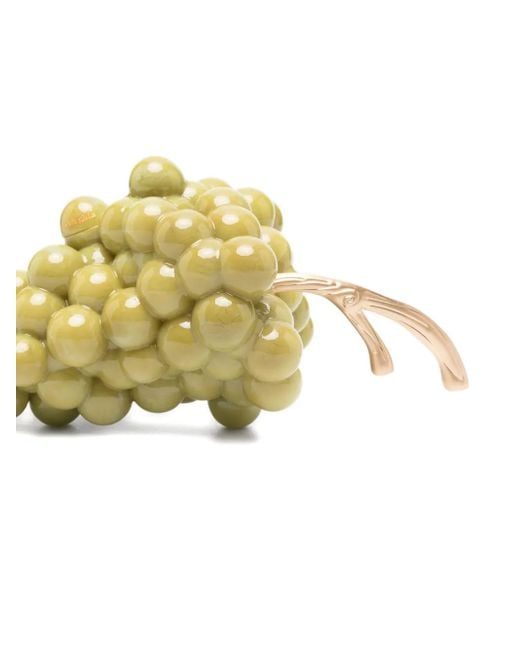Cult Gaia Grape Clutch in het Metallic