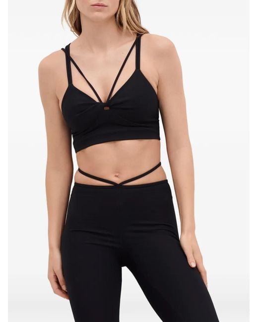 Eres Black Torres Ribbed Leggings