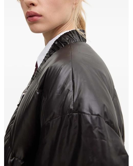 MMC Studio Black Luka Quilted Zip Jacket