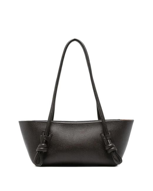 Sac Porté Épaule Fleca En Cuir Hereu en coloris Black