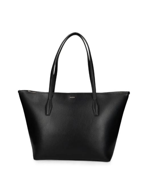 Boss Black Sandy Logo-Plaque Shoulder Bag