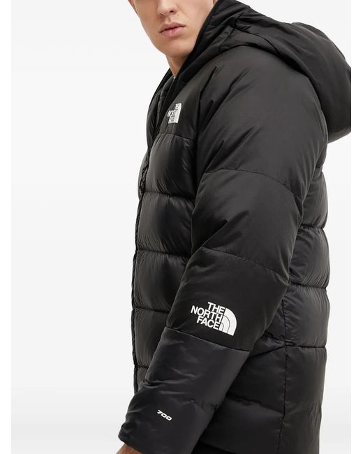 The North Face Black Hooded Quilted Jacket for men
