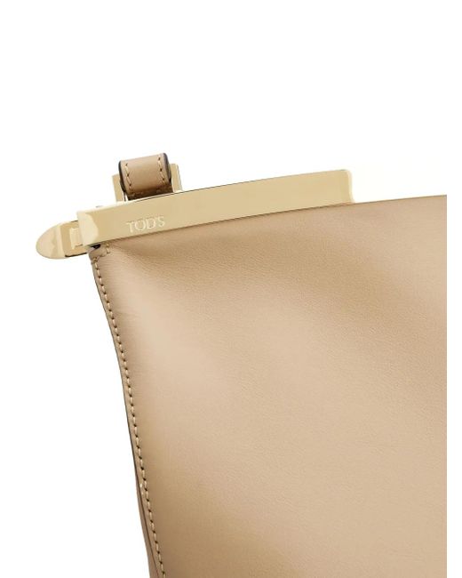Tod's Natural Leather Bucket Bag
