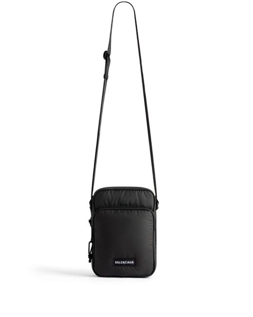 Balenciaga Explorer Padded Messenger Bag in Black for Men Lyst