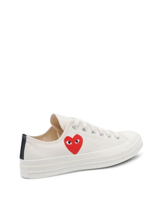 COMME DES GARÇONS PLAY White Heart-Detail Chuck Taylor Sneakers for men