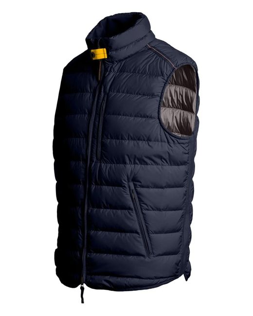 Parajumpers Blue Perfect Quilted Down Vest for men