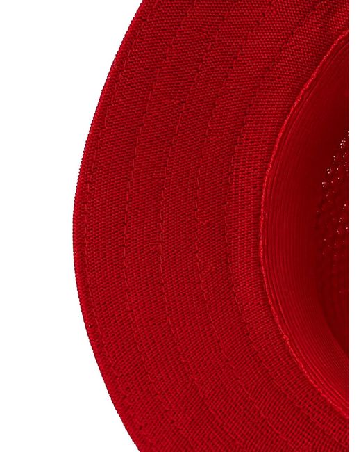 Kangol Red Two-Toned Bucket Hat