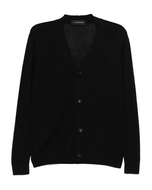 Tagliatore Castor Cardigan in Black für Herren