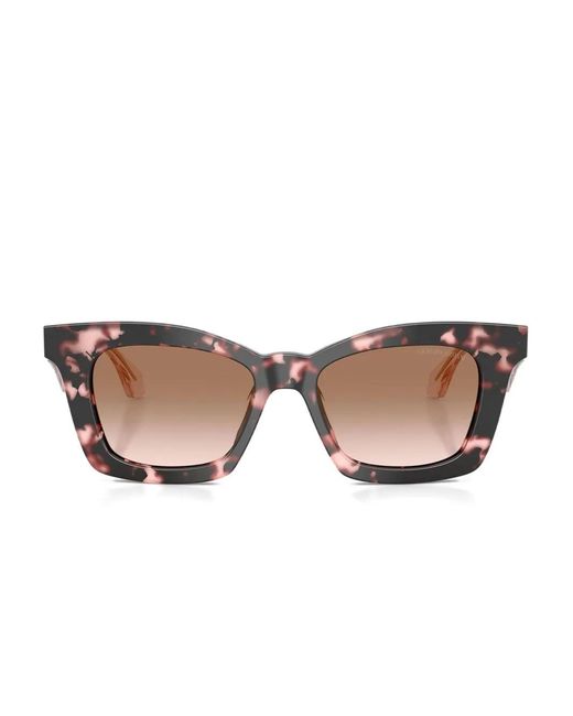 Giorgio Armani Brown Square-Frame Sunglasses
