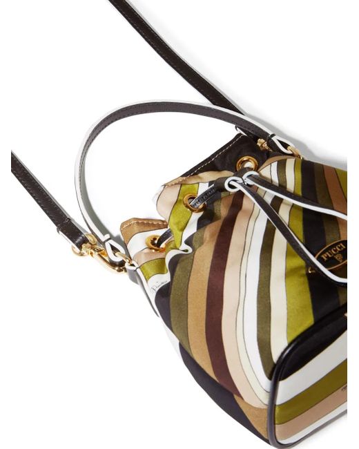 Emilio Pucci White Yummy Bucket Bag
