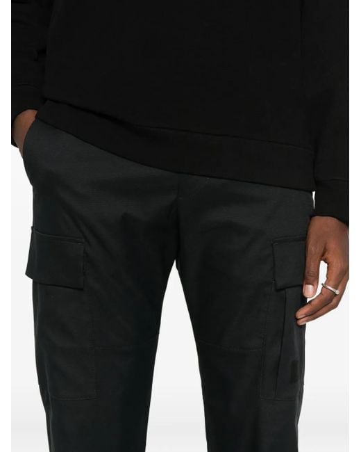 C P Company Black Cargo Pant for men