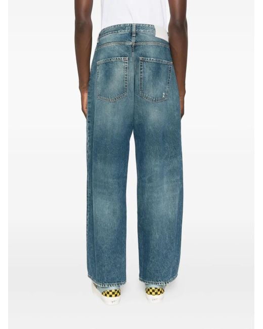 ICON DENIM Blue Will Straight-Leg Jeans for men