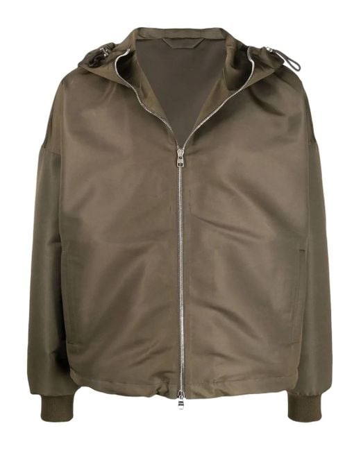 McQueen Green Blake Hooded Jacket for men