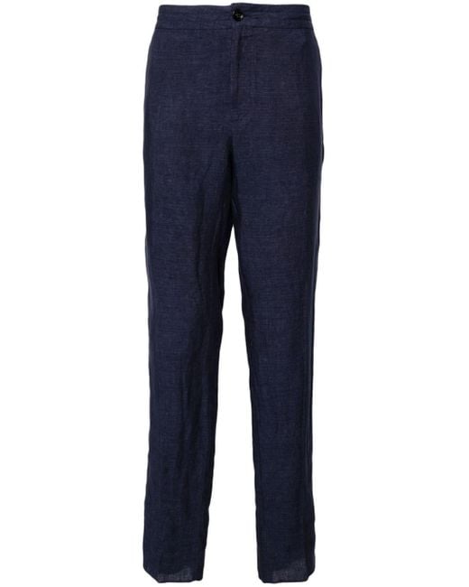 Pantalones ajustados con cordones Zegna de hombre de color Blue