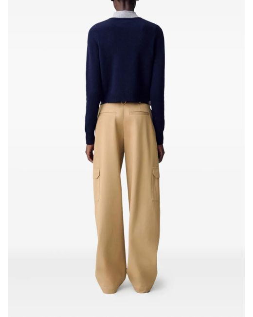 Claudie Pierlot Black Bow-Tie Detail Knitted Sweater