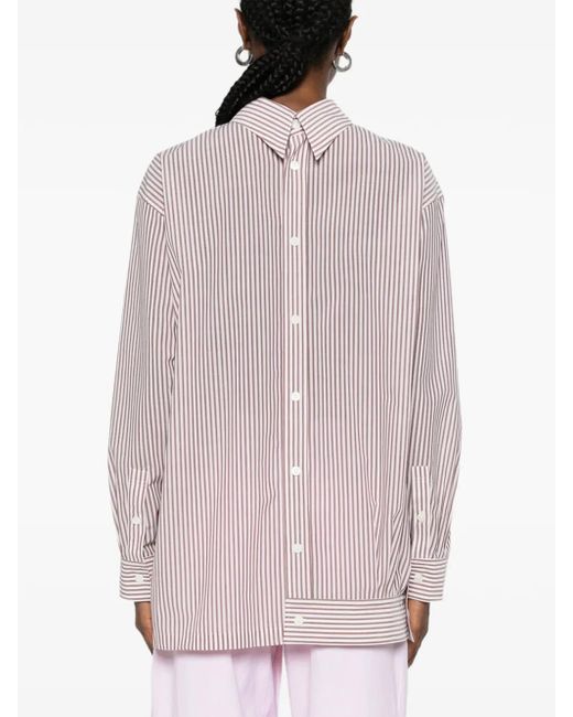 Issey Miyake Pink Striped Shirt