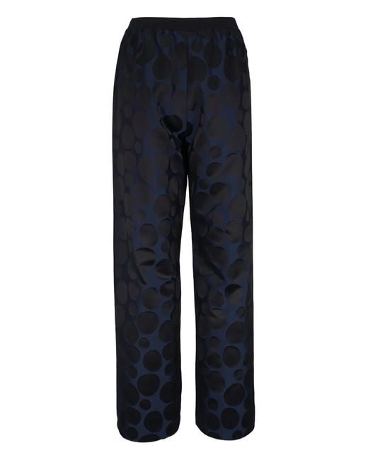 Peter Cohen Blue Bubble-Print Trousers
