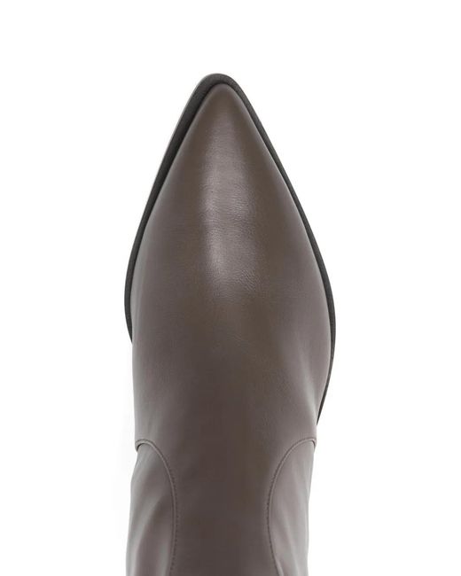 Aquazzura Brown 60Mm Brunswick Pointed-Toe Boots