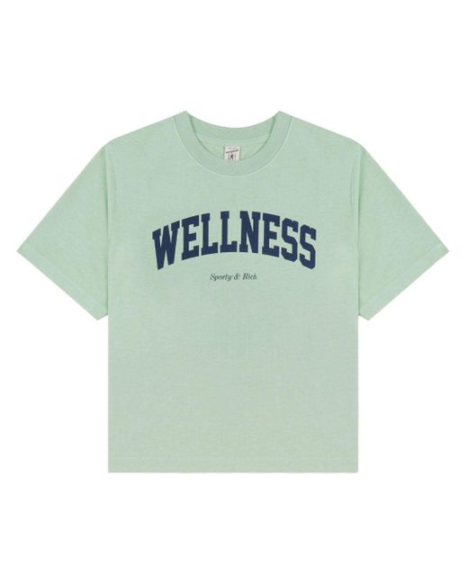 Sporty & Rich Green Wellness Ivy Cotton T-shirt
