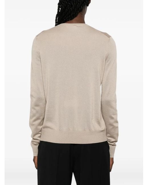 The Row Natural Ondre V-Neck Jumper