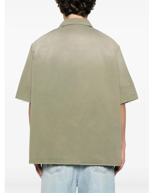 メンズ Loewe コットン シャツ Green