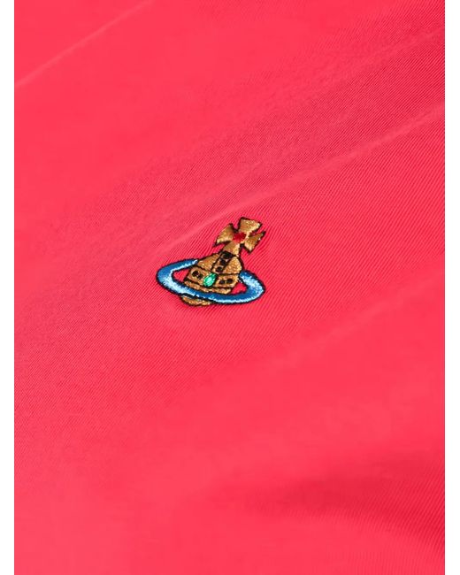 T-Shirt À Logo Brodé Vivienne Westwood en coloris Red