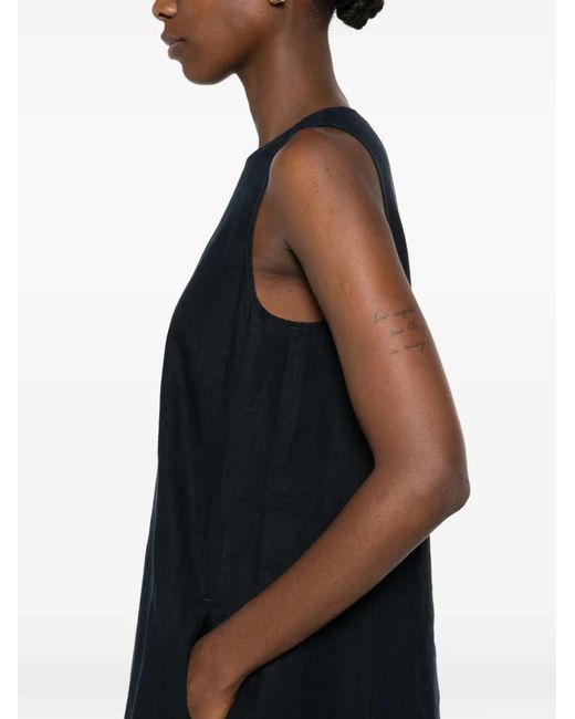 Marc O' Polo Black Sleeveless A-Line Midi Dress