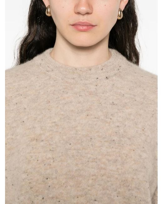 Mr. Mittens Natural Megan Speckled Crew-Neck Sweater