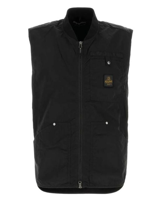 Gilet Con Applicazione di Refrigiwear in Black da Uomo