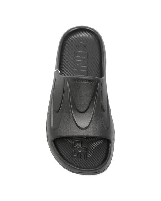 Sprayground White Shark Slides for men