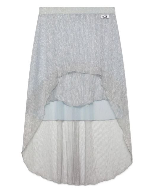 Gcds White Rouches Skirt