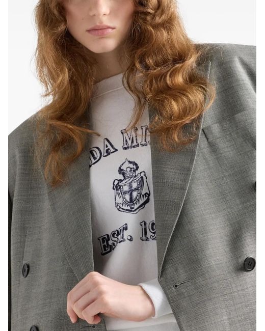 Prada ダブルジャケット Gray