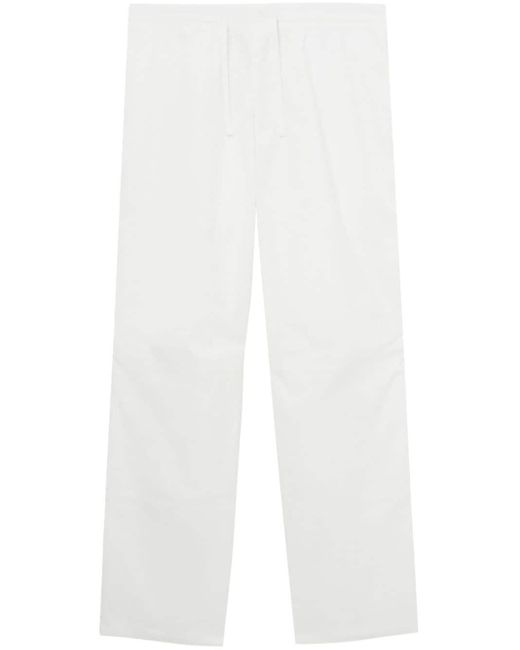Pantalon en coton à coupe droite OAMC pour homme en coloris White