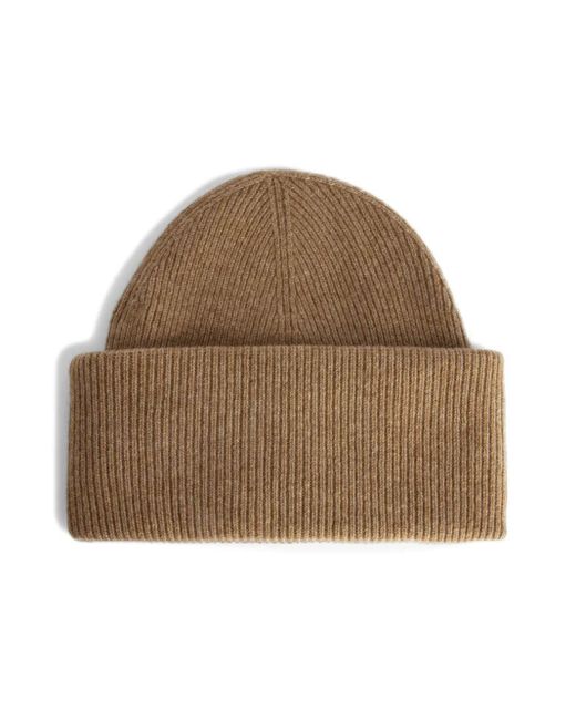 Zadig & Voltaire Brown Cashmere Beanie Hat