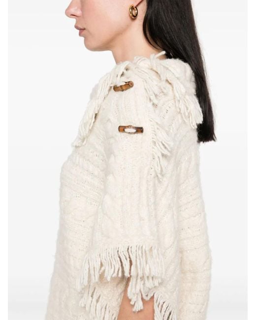 Isabel Marant White Blanche Poncho
