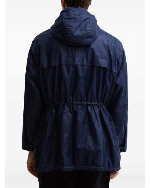 Barbour Blue X Paul Smith Durham Waxed Jacket for men