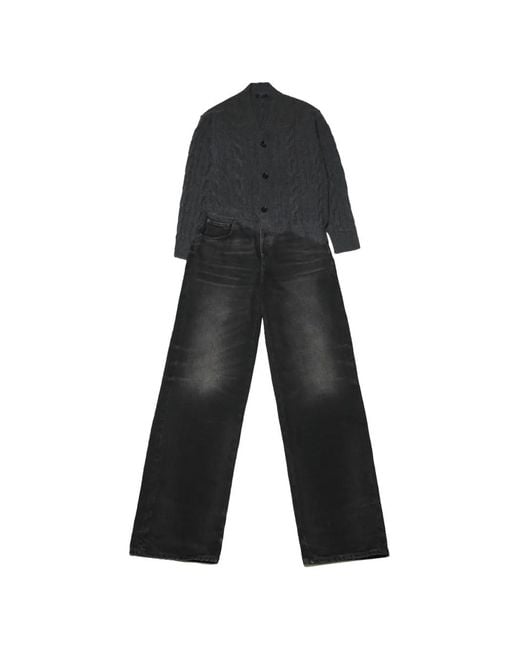 Haikure Black Janice Faded-Effect Jumpsuit