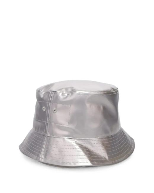Rick Owens X Champion Gray X Champion Gilligan Star-Patch Bucket Hat for men