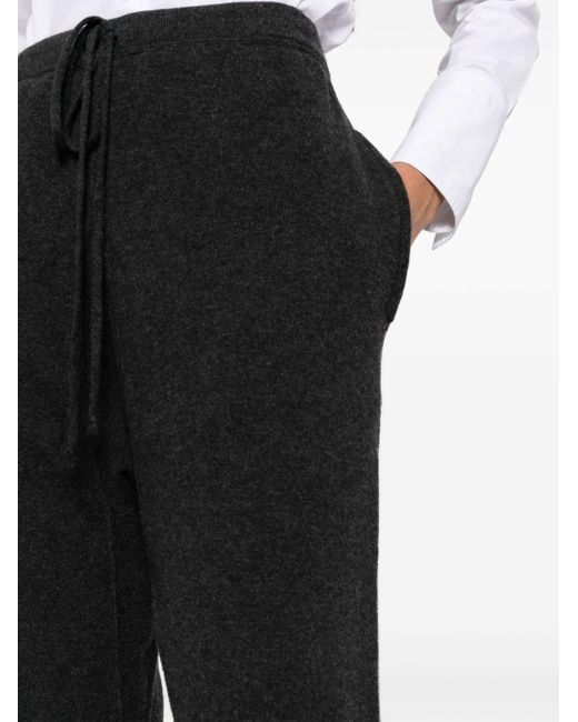 Pantalon en maille à coupe droite Maison Margiela en coloris Black