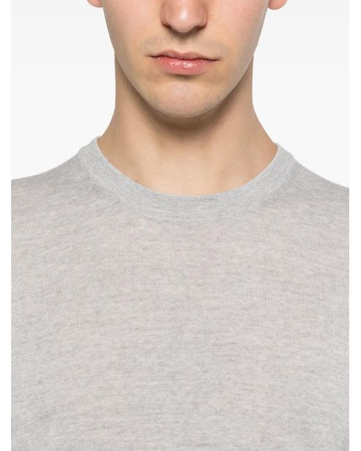 Tagliatore White Pull À Col Rond for men