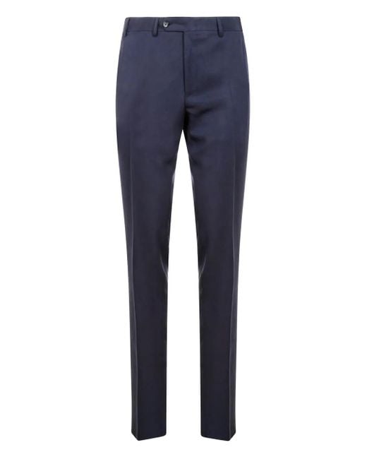 Canali Blue Two-Button Patch-Pocket Suit for men