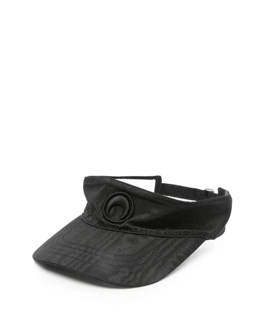 MARINE SERRE Black Schwarze Sonnenblende