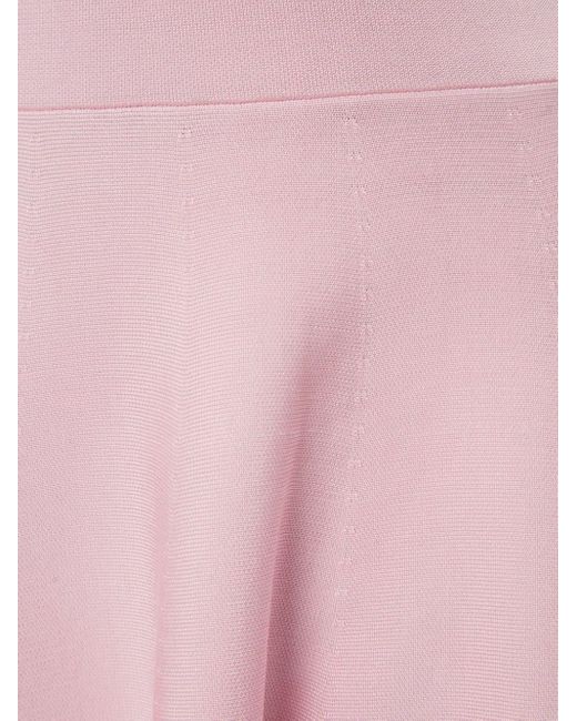 Nina Ricci Mini-jurk Met Sweetheart Hals in het Pink