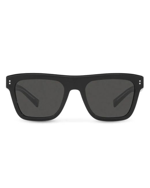 Dolce & Gabbana Black Square-Frame Sunglasses