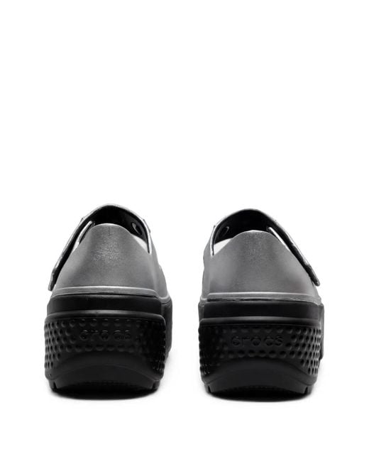 CROCSTM White Studded Platform Loafers for men