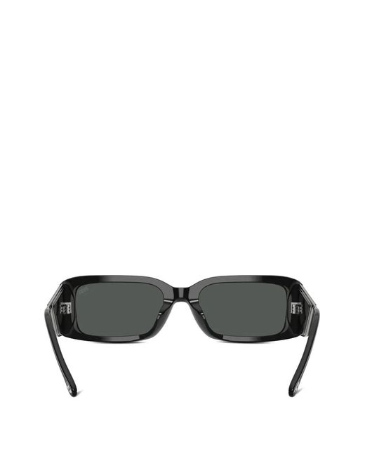 DIESEL Black Lunettes De Soleil À Monture Rectangulaire